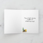 Feestelijke Mozaïek Scene Wenskaart Bedankkaart (Binnen)