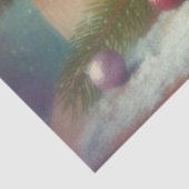 Feestelijke Muis In Vakantie Pet met Beker Decoupa Tissuepapier (Detail)