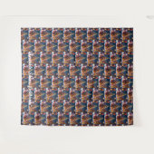 "Feestelijke nachten schitteren" Wandkleed (Voorkant (horizontaal))