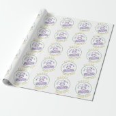 Feestelijke Nar - Mardi Gras - Carnavalsviering Cadeaupapier (Uitgerold)