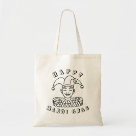Feestelijke Nar - Mardi Gras - Carnavalsviering Tote Bag