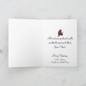 Feestelijke nativityscène feestdagen kaart (Binnen)