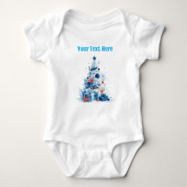 Feestelijke Nautische Baby Bodysuit – Kerstmatroos