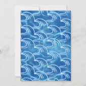 Feestelijke Neon Zwembad Feest Verjaardag Kaart (Achterkant)