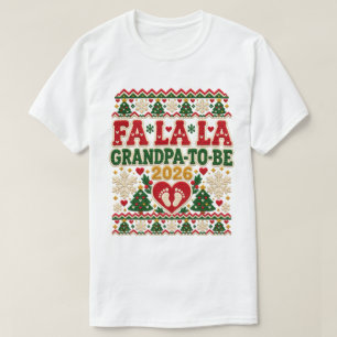 Feestelijke nieuwe opa 2026 t-shirt