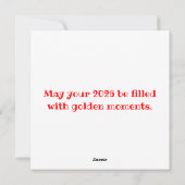 Feestelijke Nieuwjaar 2026-vakantie Feestdagenkaart (Achterkant)