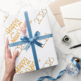 Feestelijke Nieuwjaarscadeauverpakking voor Vierin Cadeaupapier