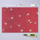 Feestelijke nieuwjaarskeizer rode kersenbloesem tissuepapier (Craft)