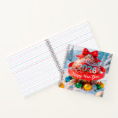 Feestelijke nieuwjaarsvakantie 2026 notitieboek (Binnen)