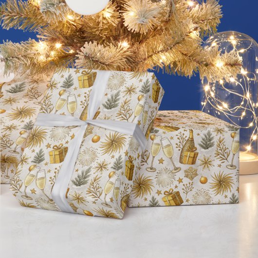Feestelijke Nieuwjaarsviering Cadeaupapier (Feestdagen)