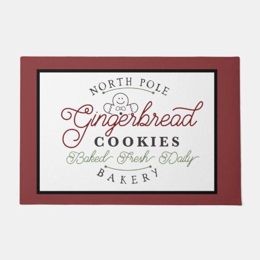 Feestelijke Noordpool peperkoek bakkerij Deurmat (Voorkant)