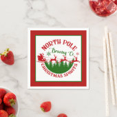 Feestelijke North Pole Brewing Company Servet (Insitu)