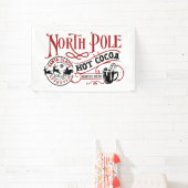 Feestelijke North Pole Hot cacao bar verkopers Spandoek (Insitu)