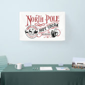 Feestelijke North Pole Hot cacao bar verkopers Spandoek (Beurs)