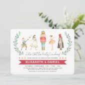 Feestelijke Notenkraker Baby shower Kerstvakantie Kaart (Staand voorkant)