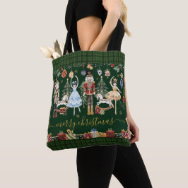 Feestelijke  Notenkraker Ballet Vrolijk Kerstfeest Tote Bag