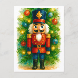 Feestelijke Notenkraker Kerstkaart Feestdagenkaart