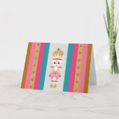 Feestelijke Notenkraker Kerstmis Kaart (Voorkant)