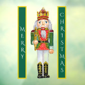 Feestelijke Notenkraker Kerstmis Raamsticker (Vel 3)