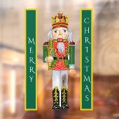 Feestelijke Notenkraker Kerstmis Raamsticker (Vel 2)