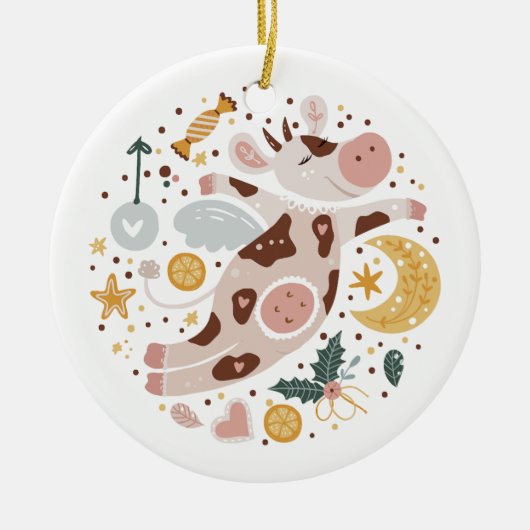 Feestelijke Notenkraker Ornament (Voorkant)