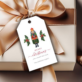 Feestelijke Notenkraker Prettig Kerstfeest Cadeaulabel