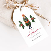 Feestelijke Notenkraker Prettig Kerstfeest Cadeaulabel