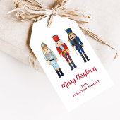 Feestelijke Notenkraker Script Prettig Kerstfeest Cadeaulabel