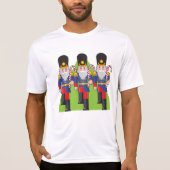 Feestelijke Notenkraker Soldiers met Candy Canes T-shirt (Voorkant)