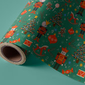 Feestelijke Notenkraker Wonderland Cadeaupapier
