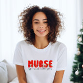 Feestelijke Nurse Holiday T-shirt