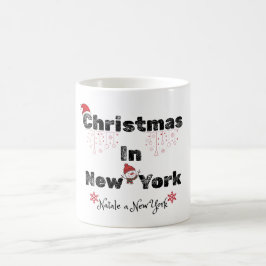 Feestelijke NYC Kerstmis – Engels & Italiaans Koffiemok