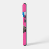 Feestelijke olifant met ballonnen, feestelijk ontw iPhone 15 case (Linkerkant)