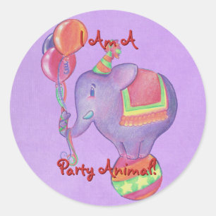 Feestelijke olifant Stickers