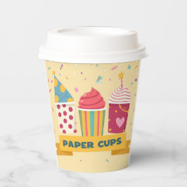Feestelijke Ontwerp Papieren Bekers