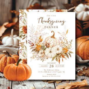 Feestelijke oogst Thanksgiving Kaart