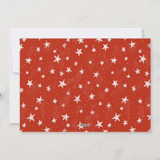 Feestelijke Opmerkelijke Vrolijke Kerstmis Script  Feestdagenkaart (Achterkant)