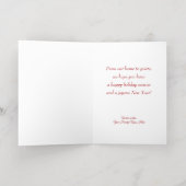 Feestelijke Ornamenten Folie Wenskaart (Binnenlaag)