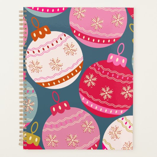 Feestelijke Ornamenten Kerst Planner (Voorkant)
