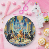 Feestelijke  oudejaarsavond papier Bord (Feest)