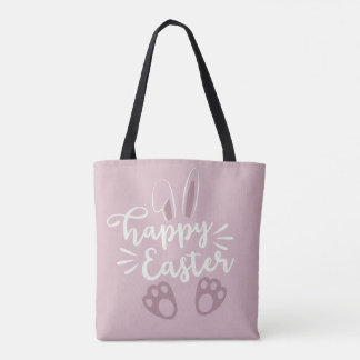Feestelijke Paashaas Canvas tas - Hop in Pasen