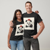 Feestelijke Panda T-shirt (Unisex)
