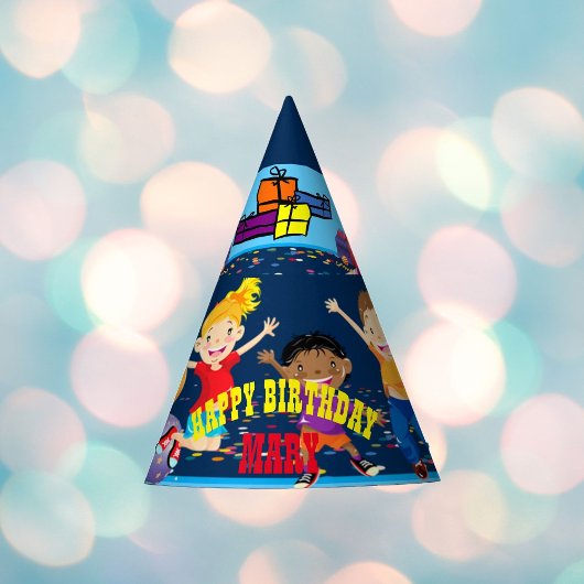 Feestelijke Partymuts met Naam Feesthoedjes