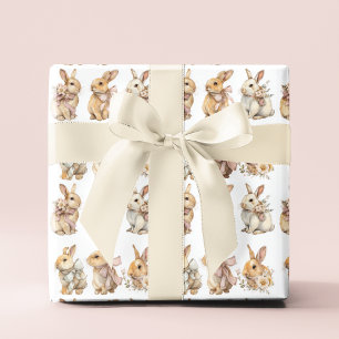 Feestelijke Pasen Konijnen   Pasen Inpakpapier