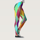 Feestelijke Patroon 1 Pop Mode Leggings (Rechts)