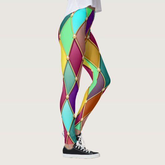 Feestelijke Patroon 1 Pop Mode Leggings (Rechts)