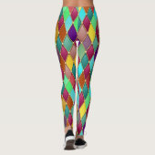 Feestelijke Patroon 2 Pop Mode Leggings (Achterkant)