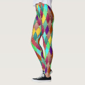 Feestelijke Patroon 2 Pop Mode Leggings (Links)