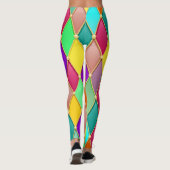 Feestelijke Patroon 3 Pop Mode Leggings (Achterkant)