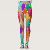 Feestelijke Patroon 3 Pop Mode Leggings (Voorkant)